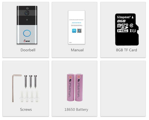 Keeper IP Video Intercom WI-FI Video Door Phone Door Bell WIFI Doorbell Camera For Apartments IR Alarm Wireless Security Camera